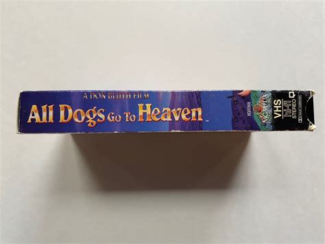 All Dogs Go To Heaven Don Bluth Vhs Video Animated Full Length Etsy