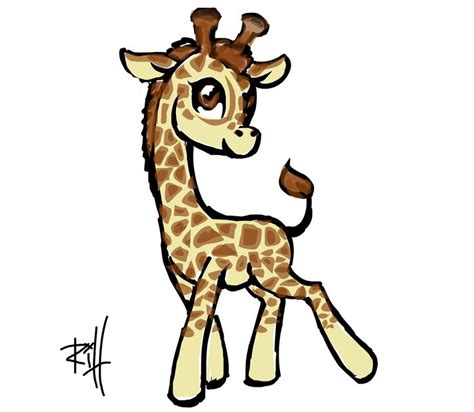 A Brony Giraffe Drawings Sketchport Giraffe Drawing Cartoon