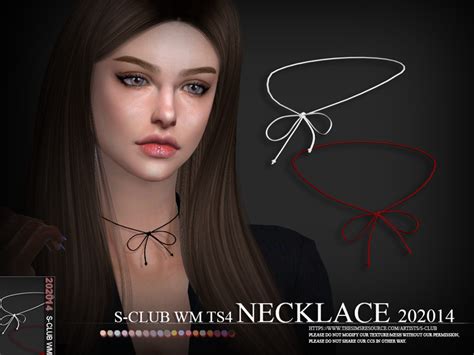 The Sims Resource S Club Ts4 Wm Necklace 202014