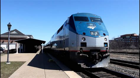 Amtrak Cardinal 51 Departs Alexandria Va Youtube