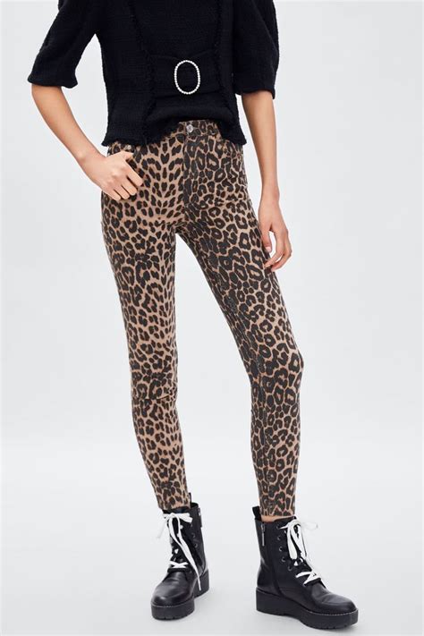zara usa leopard print clothes fashionactivation print clothes printed skinny jeans