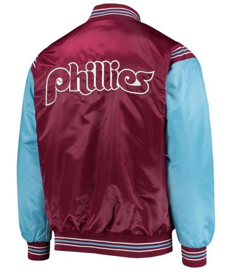 Starter Enforce Philadelphia Phillies Varsity Satin Jacket Jackets