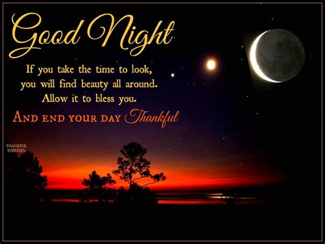 Good Night End Your Day Thankful Pictures Photos And Images For