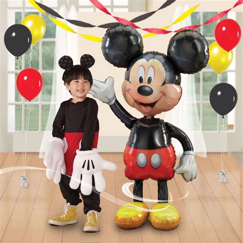 Huge 52 Disney Minnie Mickey Mouse Airwalker Foil Helium Balloon Life