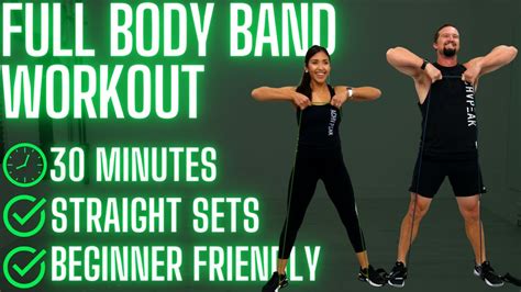30 Min Full Body Resistance Band Workout Beginner Friendly Youtube
