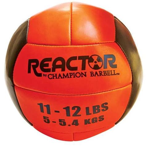 Reactor By Champion Barbell 11 12 Lb Medicine Ball