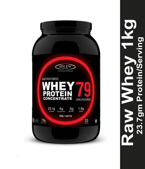 Sinew Nutrition Raw Whey Protein Concentrate 79 Unflavoured 1 Kg