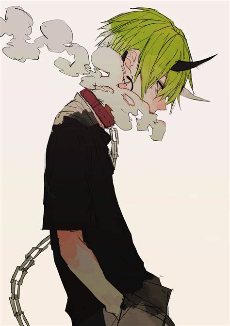 Aesthetic Green Anime Boy Pfp Imagesee