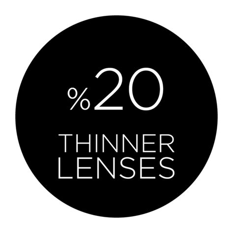 20 Thinner Than Standard Lens Mad About Specs Glasses Online