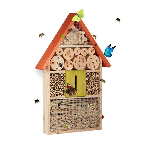Relaxdays Insect Hotel For Bees Butterflies Ladybirds For Hanging