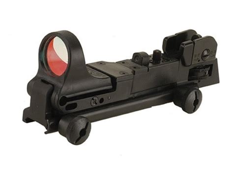 C More Tactical Reflex Sight 8 Moa Red Dot Adjustable Rear Sight Ar 15