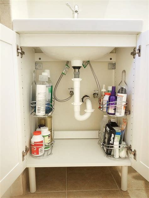 Make sure it is dry and clean all the time. Bathroom Storage Solutions for Small Spaces - Ward Log ...