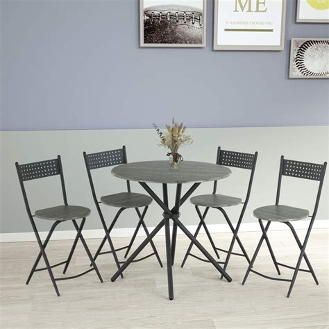 Bennox Counter Height Dining Room Table And Bar Stools Set Of The Table