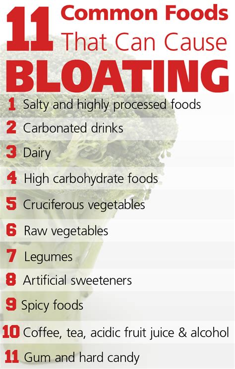 11 common foods that can cause bloating eat smart