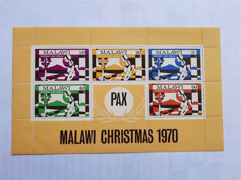 Malawi 1970 Christmas Souvenir Sheet Stamp Hobbies And Toys Memorabilia