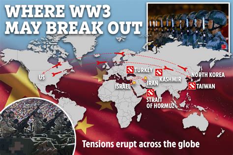 Map Reveals Where Ww3 Could Break Out In 2021 As Experts Warn About