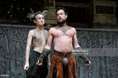 Matthew Tennyson As Puck And John Light As Oberon In William