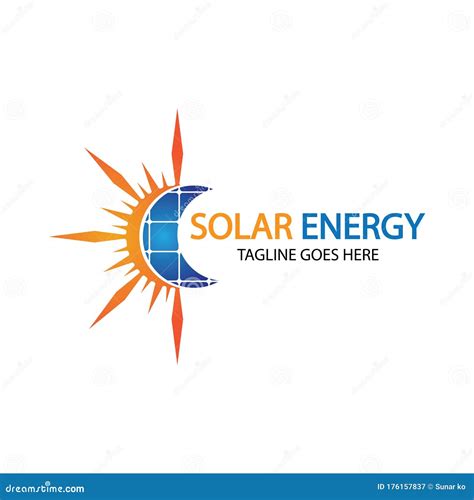 Plantilla De Diseño Del Logotipo De Energía Solar Solar Diseño De