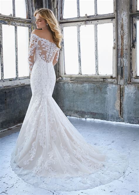 ❤️️ see more trends & collections ⤵ weddingdressesguide.com. 8207-KARLEE by Mori Lee | Confetti & Lace