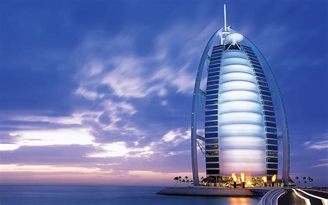 Burj Al Arab Dubai City Landscape Photography Desktop Hd Wallpaper
