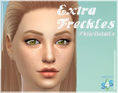 Lana Cc Finds Extra Freckles Non Default Skin Details By