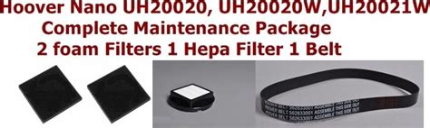 Hoover Uh20020 Nano Maintenance Kit Beltfilter And Hepa Filter