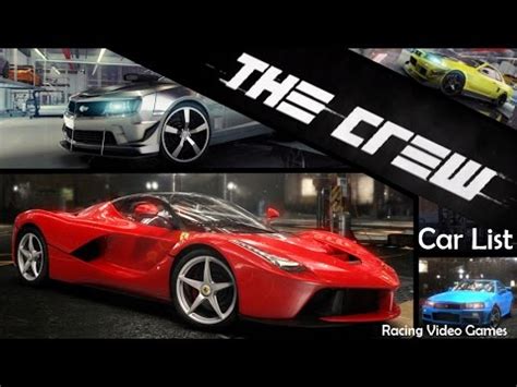 The crew 2 offers a great variety of the most exquisite vehicles the. The Crew | Car List Part 1 & Specs [All Cars Revealed So ...