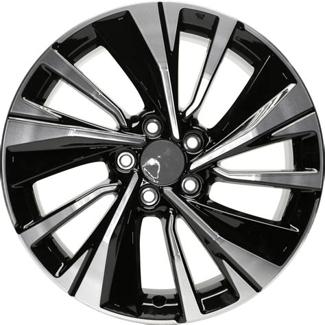 Wheel Fits 2016 2017 Honda Accord 18 Inch Aluminum Rim 5 1143mm Black