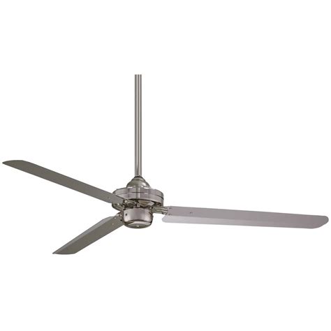 The wide variety of options and styles available from the many designers who have added their talents to the line of fans from minka allow. Minka-Aire Steal 54 in. Indoor Brushed Nickel Ceiling Fan ...