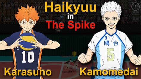 Haikyuu In The Spike Volleyball 3x3 Karasuno Vs Kamomedai Hinata
