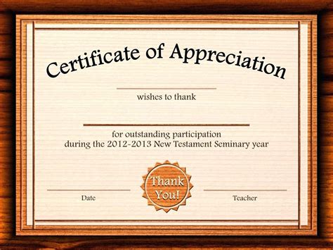 Template Editable Certificate Of Appreciation Template Free In Fre