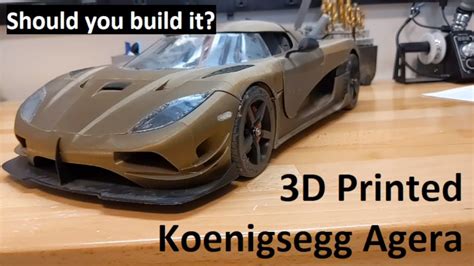 3d Printed Koenigsegg Agera Rc Car By Should You Build