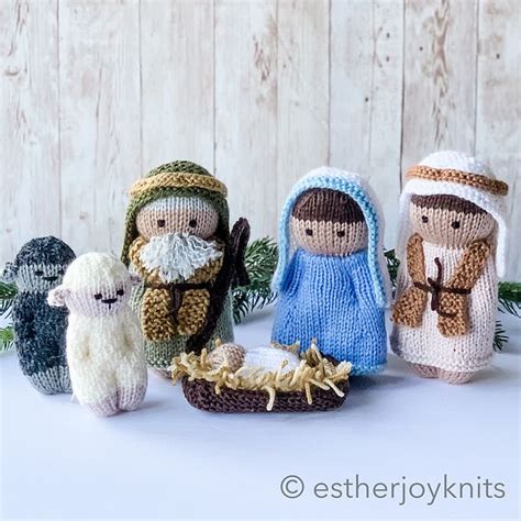 Knitted Nativity Volume 1 Pattern By Esther Braithwaite Christmas