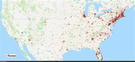 Dunkin Donuts Usa Location Map Red Lion Data