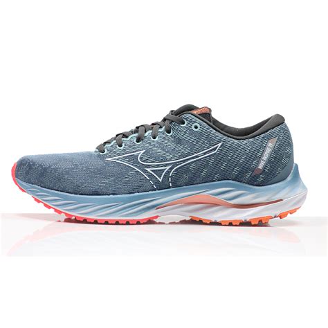 Mizuno Wave Inspire 19 Mens Running Shoe Provincial Bluewhitelight