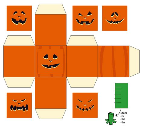 15 Best Free Printable Halloween Treat Boxes Template Pdf For Free At