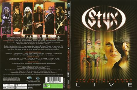Styx The Grand Illusion Pieces Of Eight Live 2011 Dvd Discogs