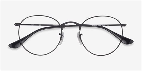 Ray Ban Rb3447v Round Round Black Frame Eyeglasses Eyebuydirect Canada