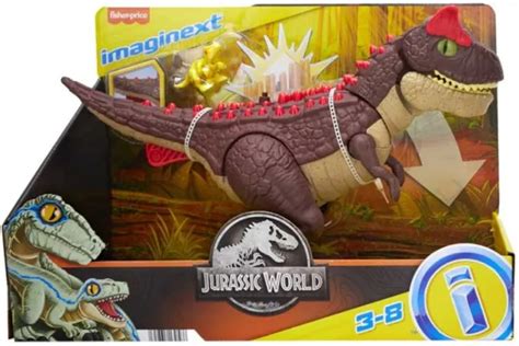 Fisher Price Imaginext Jurassic World Carnotaurus Dinosauro Giocattolo