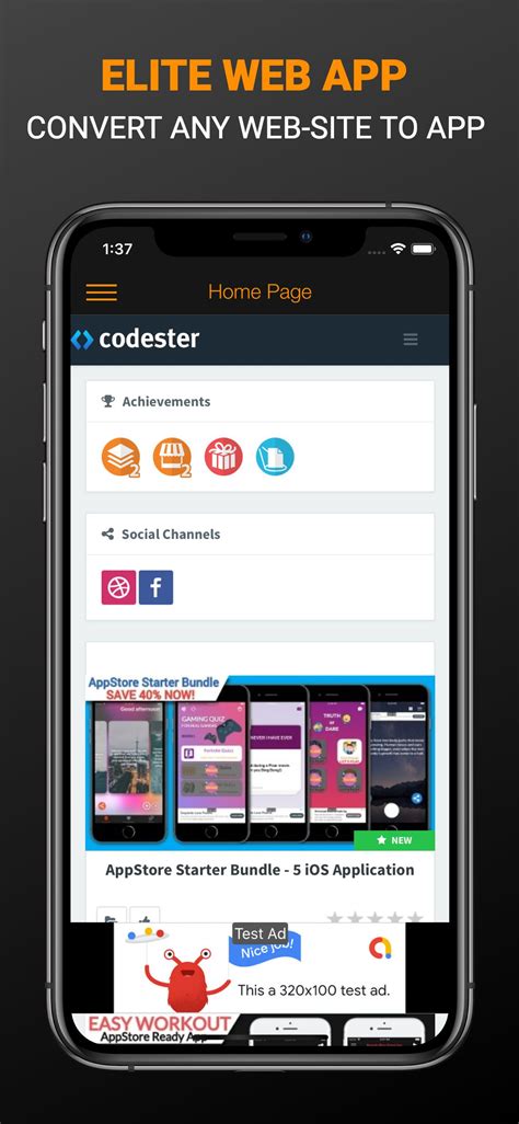 All apps download collection apk for android smartphones, tablets and other devices. Elite Web App - iOS Template by Yuradolotov | Codester