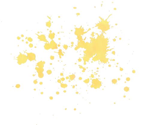 Gold Paint Drip Png Svg Royalty Free Download Yellow Color Splash Png