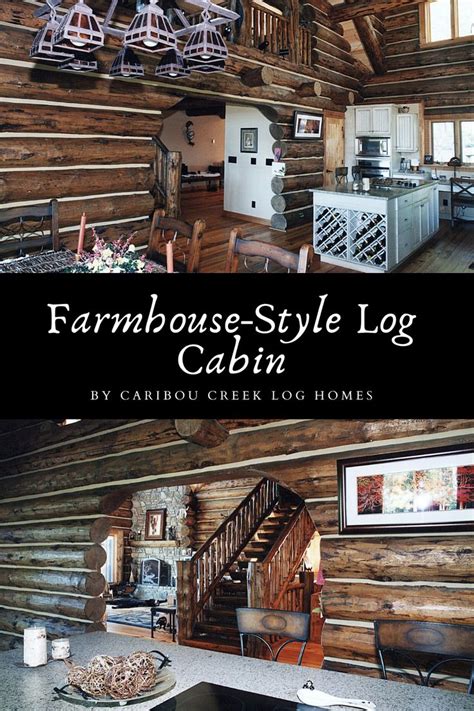 Farmhouse Style Log Cabin One Of Our Top Classic Log Homes Over The