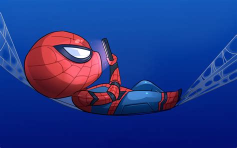 Télécharger fonds d'écran Spiderman, minimal, Spider-Man, fan art