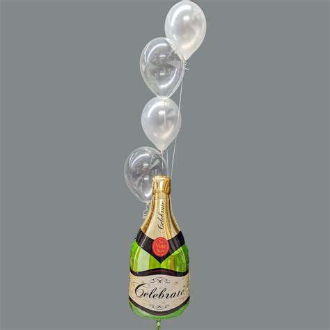 Champagne Bubble Balloon Cluster Doolins
