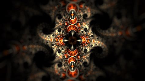 Wallpaper Digital Art Night Abstract Symmetry Pattern Toy
