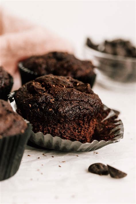 Almond Flour Double Chocolate Banana Muffins Nourished By Nutrition