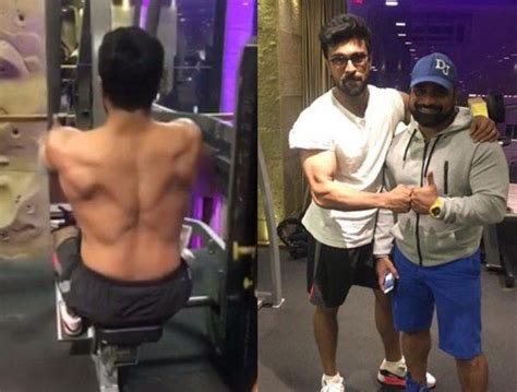 Ram Charan Nude Bare Body Six Pack Gym Work Out Exercise