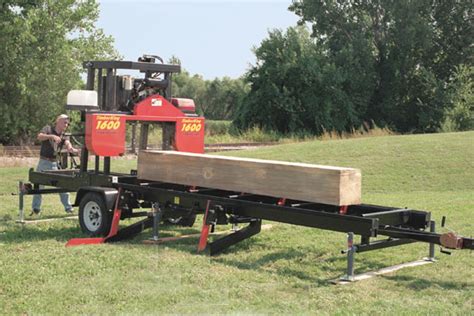 More horsepower, electric start and can cut a • the cutting head features 16″ band wheels with polypropylene belting to increase band blade life. Choosing the Right Portable Sawmill - Homesteading and ...