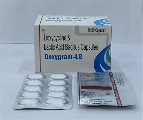 Doxygram Lb Doxycycline And Lactic Acid Bacillus Capsules At Best Price