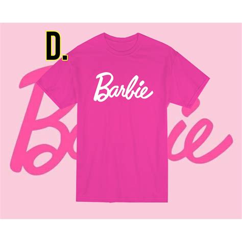 Barbie Logo Shirt / Barbie TShirt Merch | Shopee Philippines